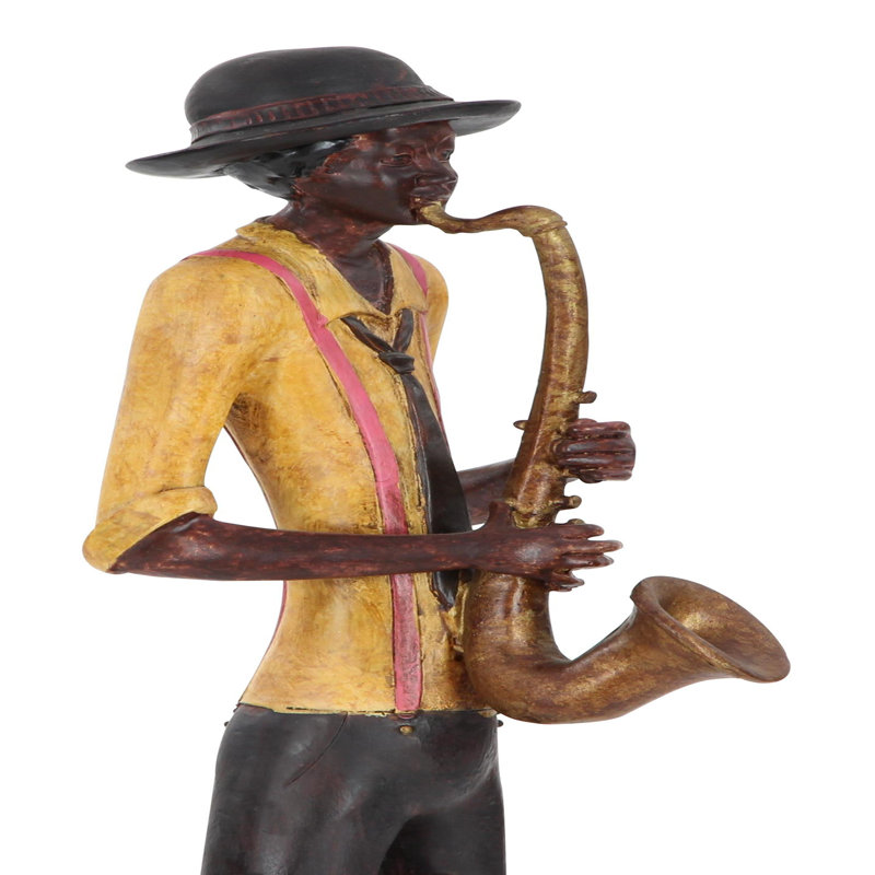 Red Barrel Studio® Polystone Tall Long Legged Jazz Band Red Barrel Studio® Polystone Tall Long Legged Jazz Band